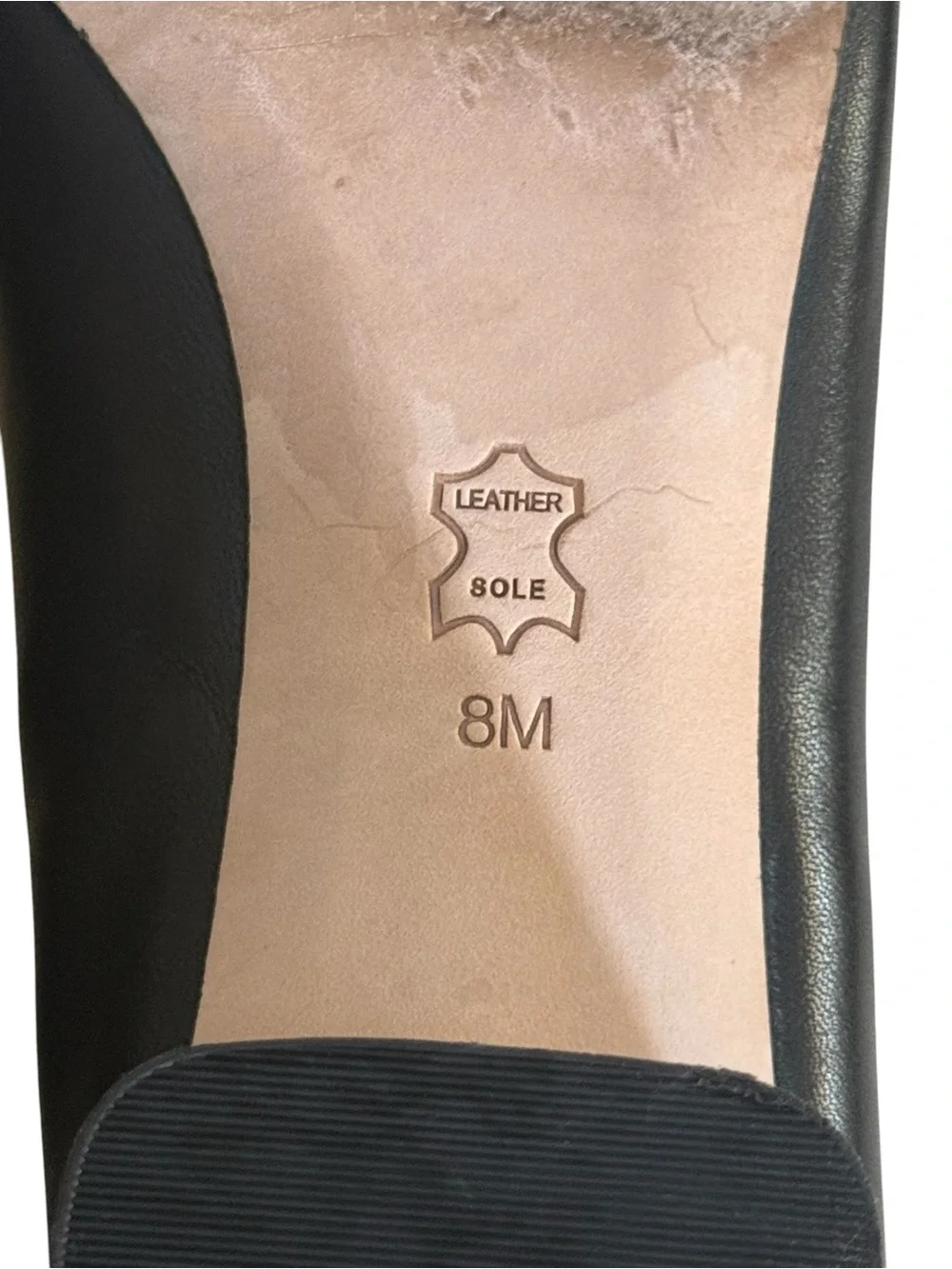 Tory Burch Black Leather Logo Medallion Block Heel Pumps! Size 8